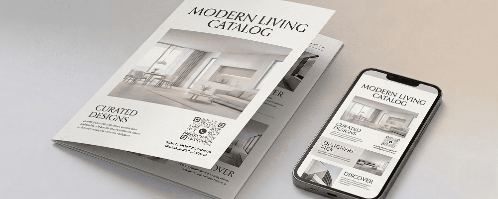 QR Code for Digital Brochures