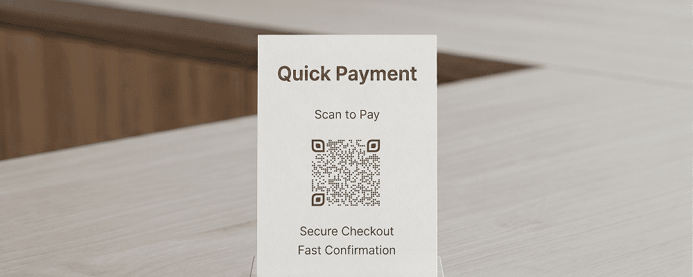 QR Code for Payment Collection