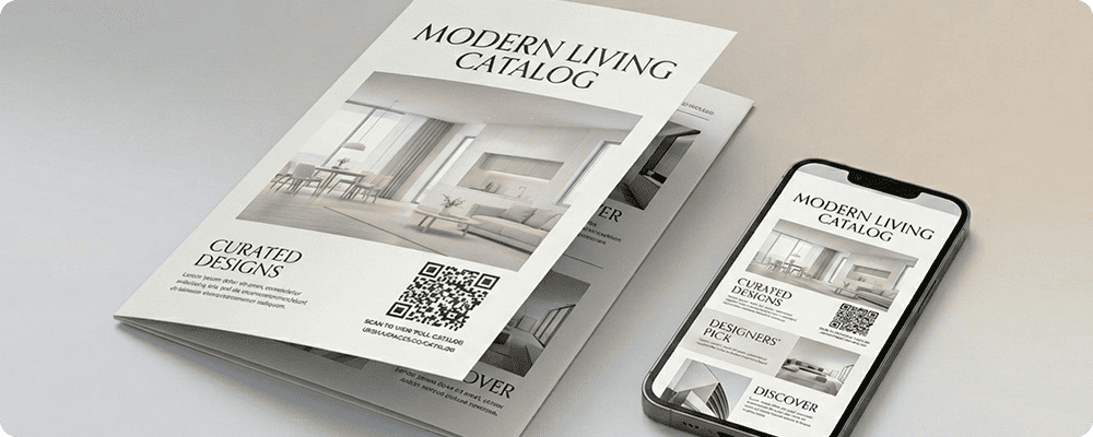 QR Code for Digital Brochures