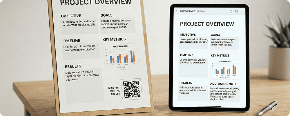 QR Code for Document Sharing