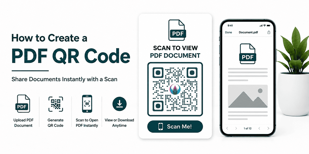 How to Create a PDF QR Code for Documents, Brochures, and Menu