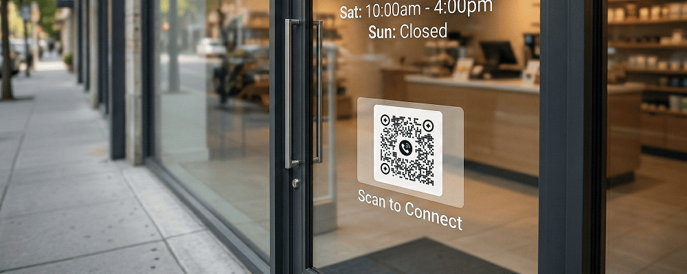 QR Code for Storefront Display